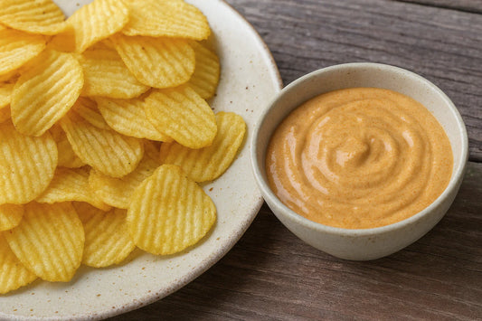 Taco Bout Hot Recipe with Sour Cream and chips