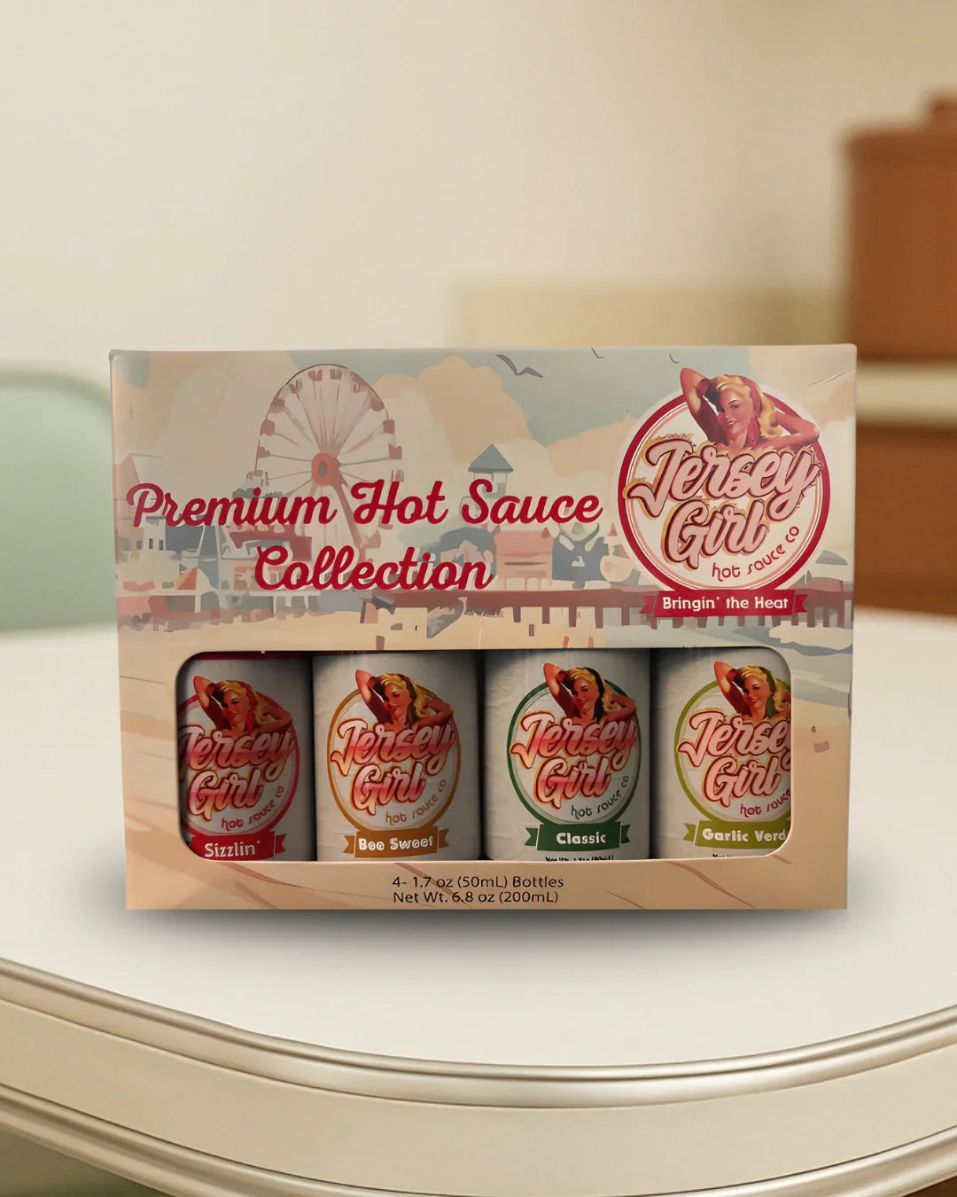 Jersey Girl Mini Hot Sauce Set – Gift & Travel 4-Pack