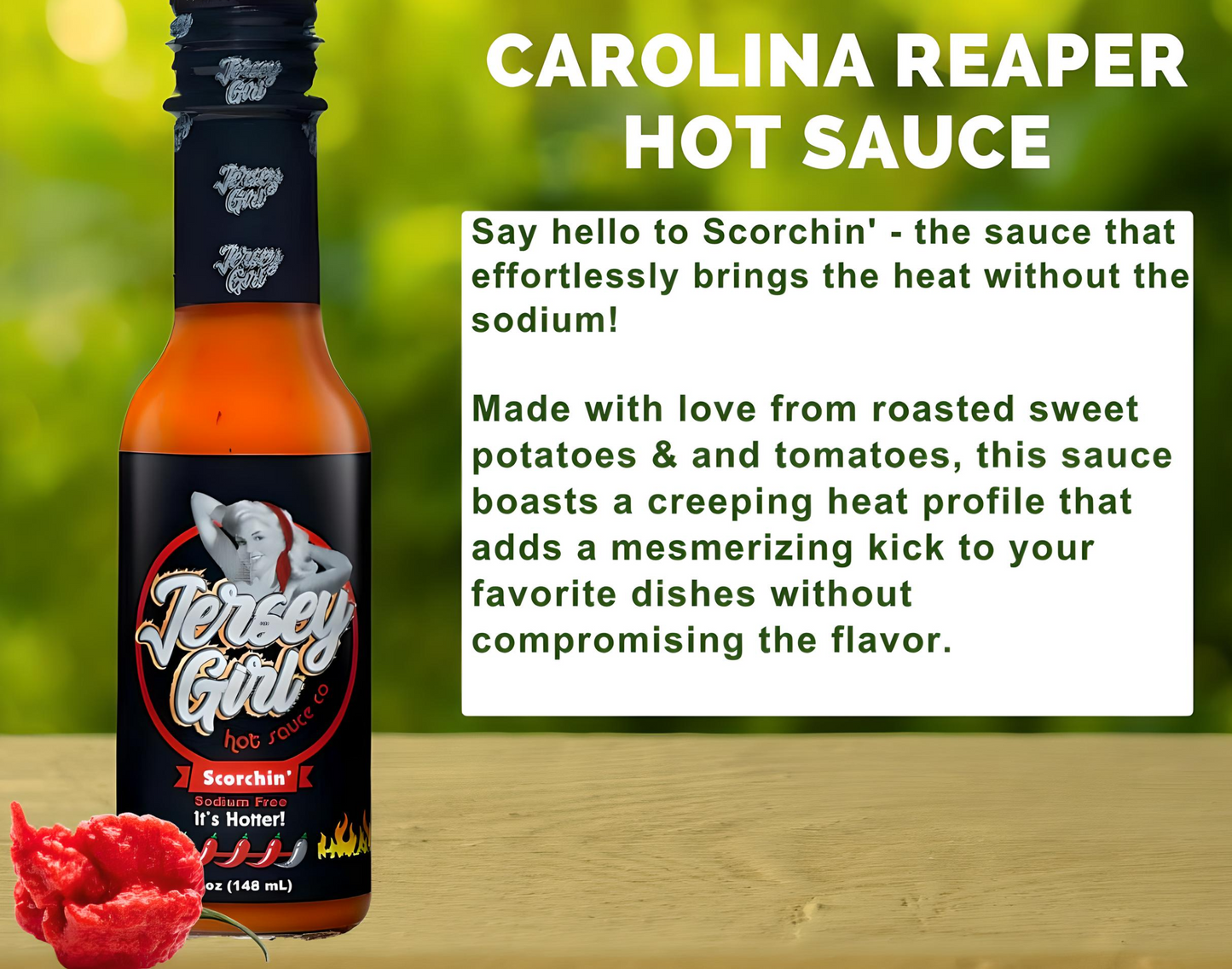 Jersey Girl Scorchin' Carolina Reaper Hot Sauce