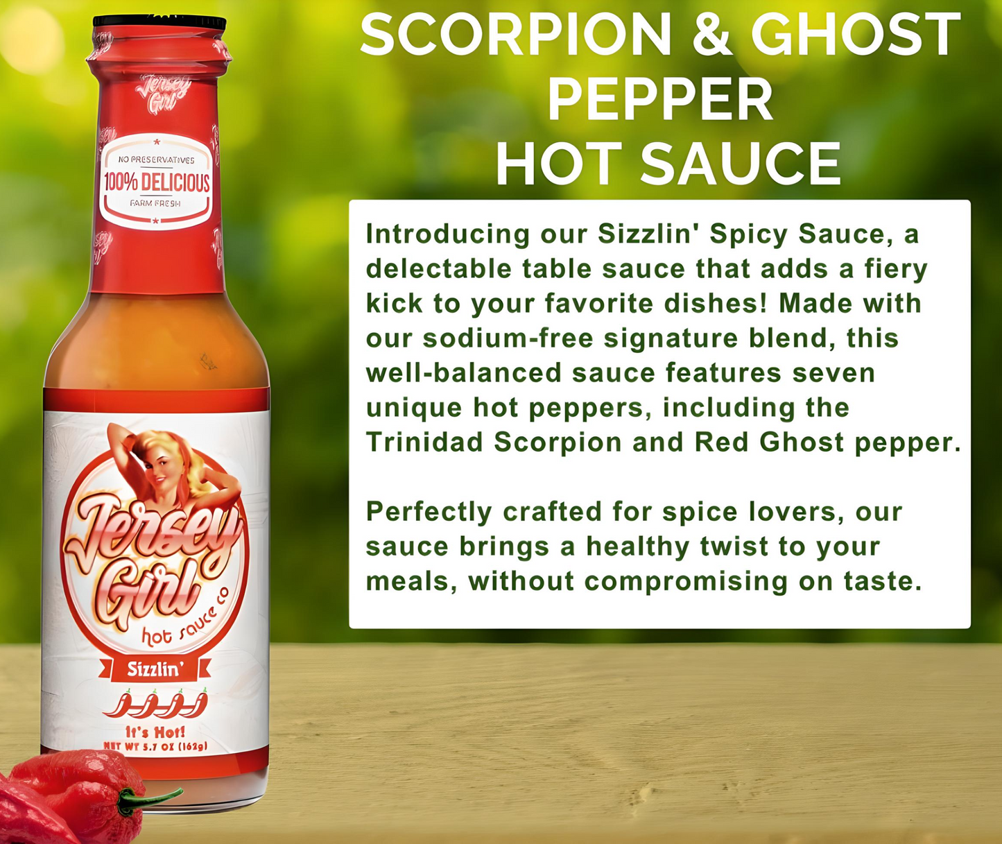 Jersey Girl Sizzlin' Hot Sauce