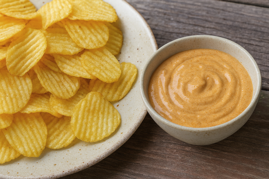Taco Bout Hot Recipe with Sour Cream and chips