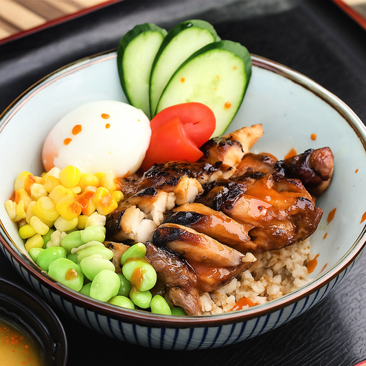 Indian Masala Chicken Rice Bowl with Jersey Girl Heat