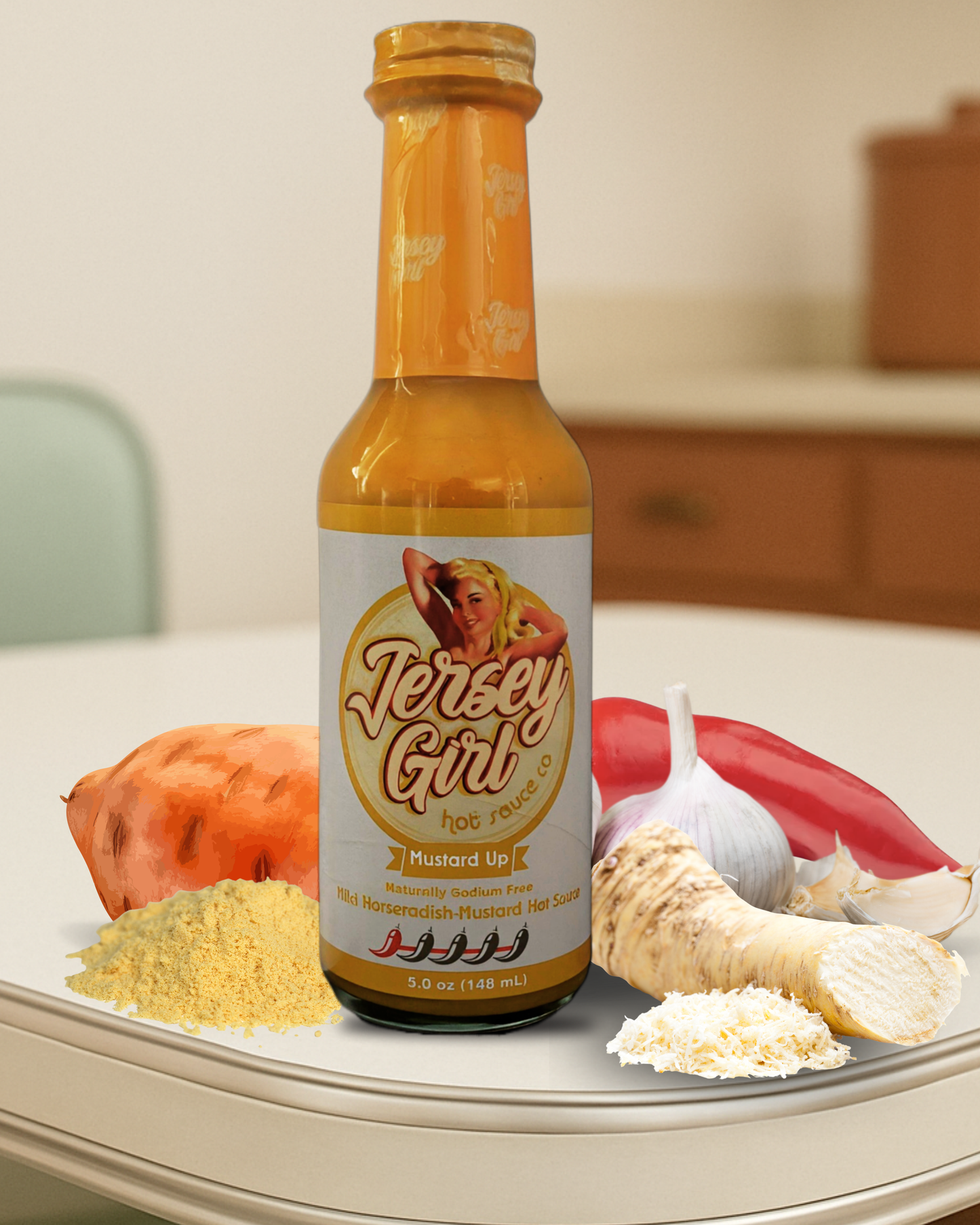 Jersey Girl Mild Horseradish Mustard Hot Sauce