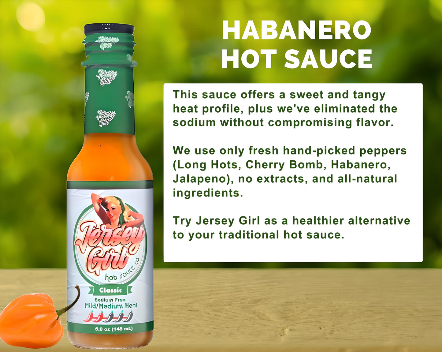 Jersey Girl Classic Habanero Hot Sauce