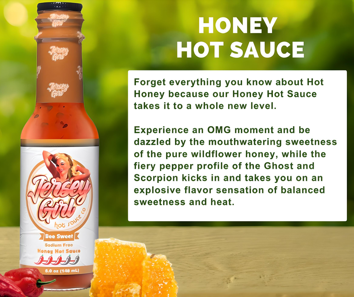 Jersey Girl Honey Hot Sauce