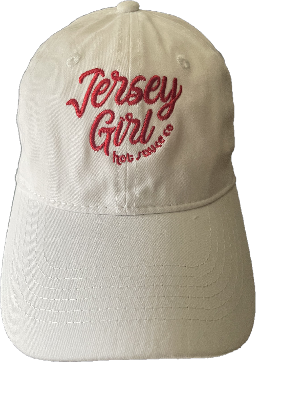 Jersey Girl Hot Sauce - Dad Hat White